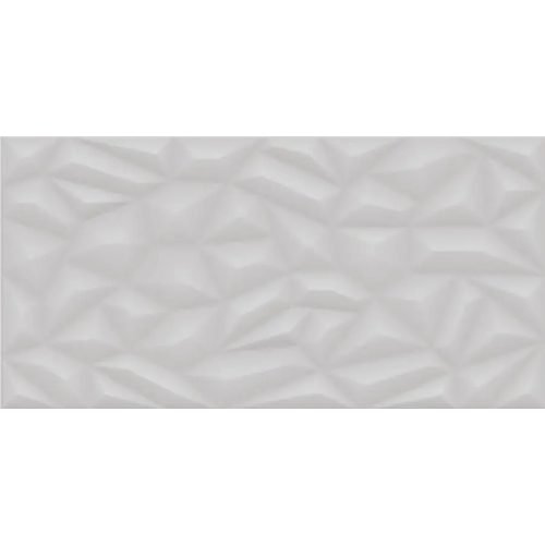 60x30 UNIQUE, Faianta, alb lucios szürke fényes 3D mintás fali csempe, falburkoló 